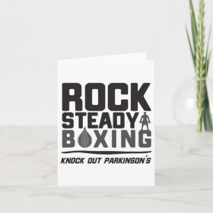 Tarjeta Rock Steady Boxing toca el Parkinson