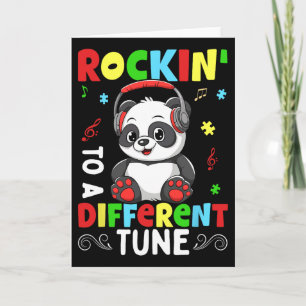 Tarjeta Rockeando con un Autismo Diferente 