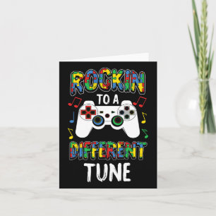 Tarjeta Rockear A Otro Amante Del Autismo De Tune
