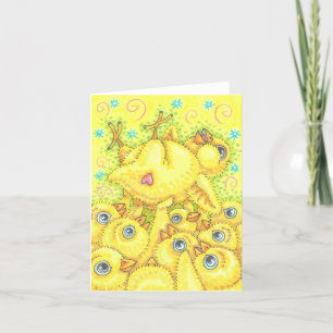 Tarjeta ROCKER CHICK, PRIMAVERA MOSH PIT NOTE CARD Blank