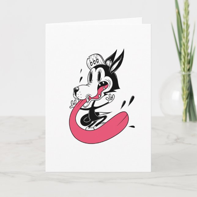 Tarjeta Rocker Dog (Anverso)
