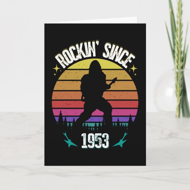 Tarjeta Rockin desde 1953 Gran Amante de la Música (Anverso)