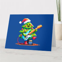 Rockin: Divertido árbol de Navidad Pixel Art Holid