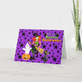 Tarjeta Rockin' Halloween
