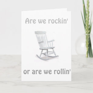 TARJETA ROCKIN' O ¿ESTAMOS ROLLIN' EN NUESTRO CUMPLEAÑOS M