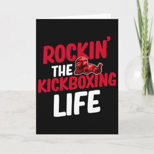 Tarjeta Rockin 'The Kickboxing Life Artes Marciales Boxead
