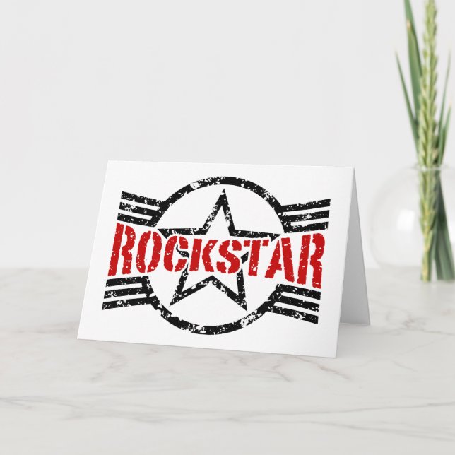 Tarjeta Rockstar (Anverso)