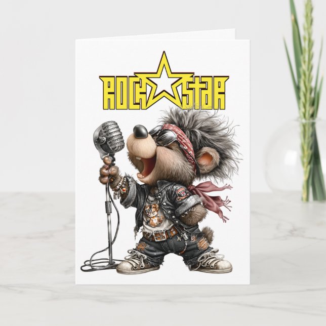 Tarjeta ROCKSTAR (Anverso)