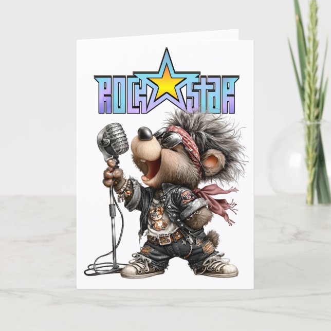 Tarjeta ROCKSTAR (Anverso)