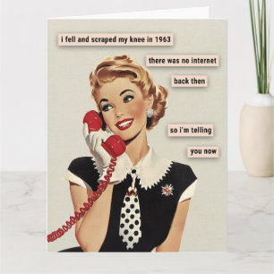 Tarjeta Rodilla rapada en 1963