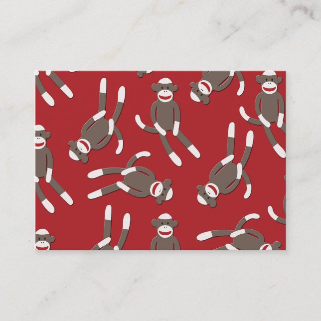 Tarjeta roja de las estupideces del calcetín (Anverso)