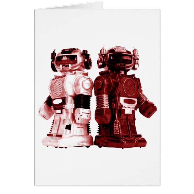 tarjeta roja de los robots (Frente)