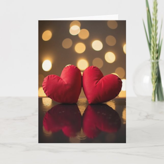 Tarjeta Roja del Día de San Valentín (Anverso)