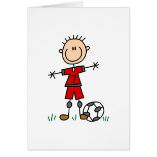 Tarjeta roja del jugador de fútbol