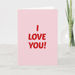 Tarjeta Roja Negrita Te Amo Romántica