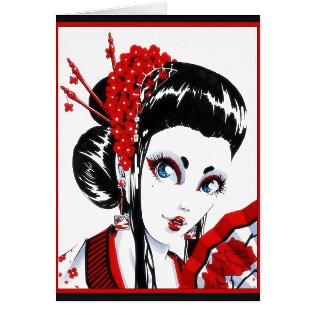 Tarjeta roja y negra (Frente)