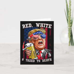 Tarjeta Rojo, Blanco Y Blanco; Impuesto A La Muerte El Día