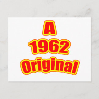 Tarjeta Rojo original de 1962