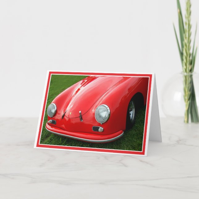 Tarjeta rojo vintage (Anverso)