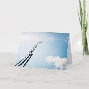 Tarjeta Roller coaster quebrado
