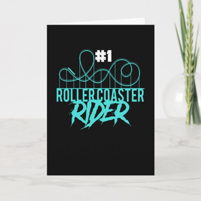Tarjeta Rollercoaster Rider Rollercoaster (Anverso)