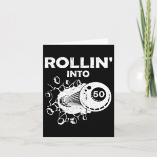 Tarjeta Rollin en 50 billones 50 cumpleaños