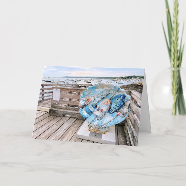 Tarjeta Rollo de vieiras de Plymouth (Anverso)