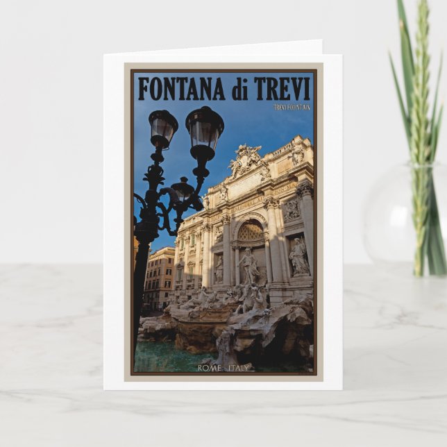 Tarjeta Roma - Fontana di Trevi (Anverso)