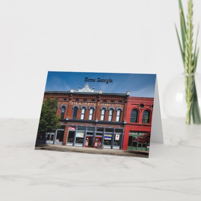 Tarjeta Roma, Georgia (Anverso)