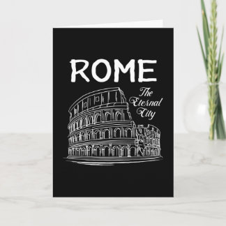 Tarjeta Roma Italia City Cityscape Skyline Gracioso regalo