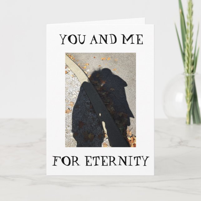 TARJETA ROMANCE/SHADOW HUG EN "NUESTRO PRIMER ANIVERSARIO" (Anverso)