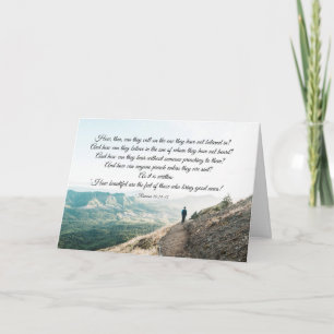 Tarjeta Romanos 10:14-15 ¿Cómo llamarán a Él?