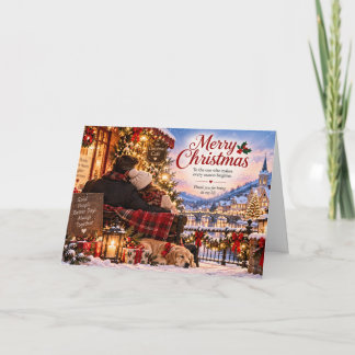 Tarjeta Romantic Christmas Card for Couples