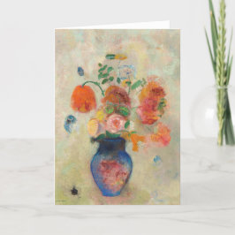 Tarjeta Romantic Flower Vase - Odilon Redon
