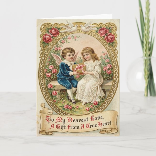 Tarjeta Romantic Garden Card (Anverso)