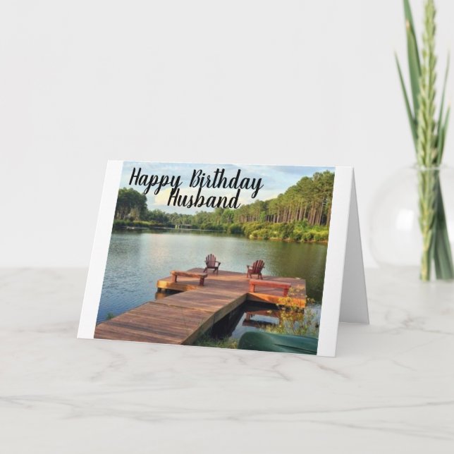 TARJETA "ROMANTIC" & "VERY LOVING" HUSBAND'S BIRTHDAY (Anverso)