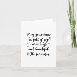 Tarjeta Romantic Wedding Quote Newlywed Bride Groom