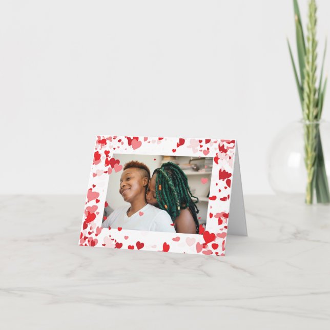 Tarjeta romántica - Amor lesbiano (Anverso)