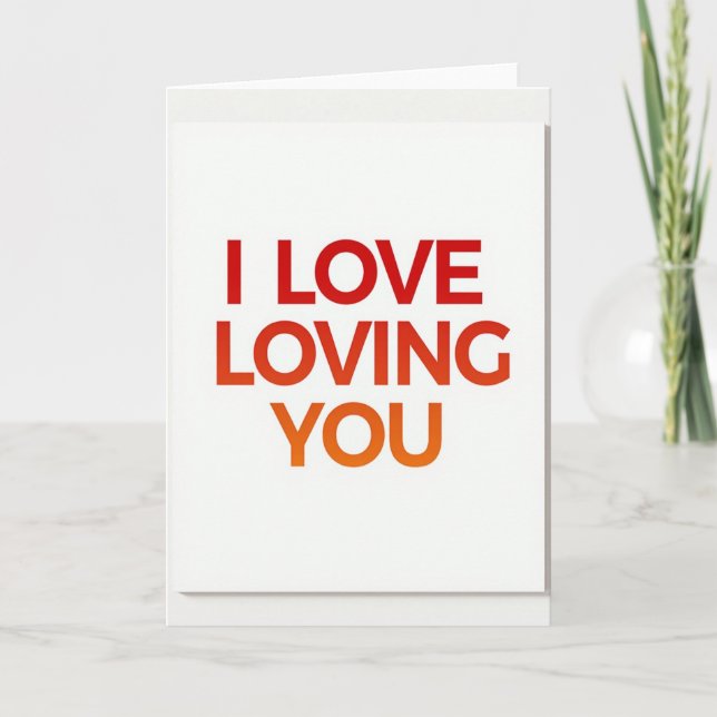 Tarjeta Romántica de Amor Te Amo (Anverso)