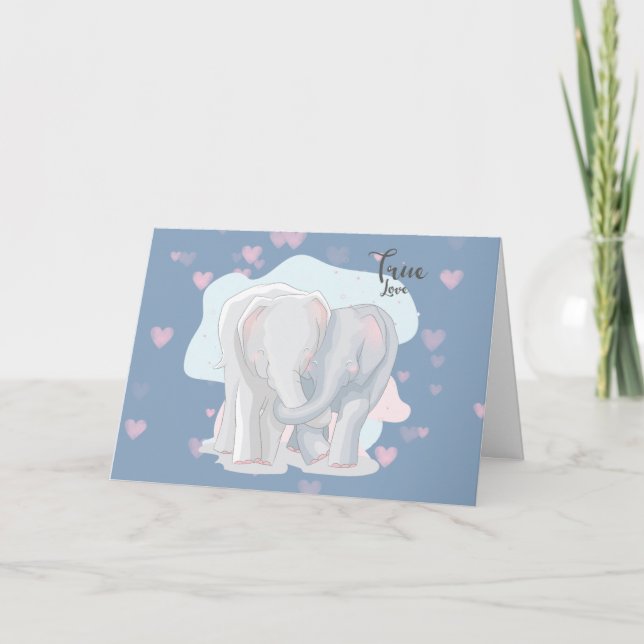 Tarjeta romántica de la tarjeta del día de San (Anverso)
