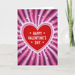 Tarjeta Romántica del Día de San Valentín con Cora
