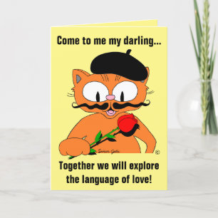 Tarjeta Romántica del Día de San Valentín de Señor