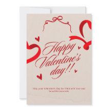 Tarjeta Romántica del Día de San Valentín – Diseño