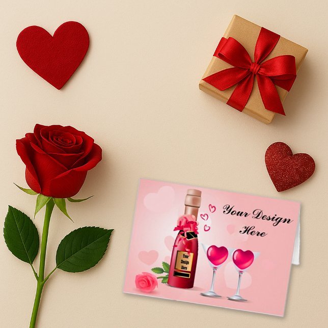 Tarjeta Romántica Elegante de Gafas de Corazón de  (Subido por el creador)