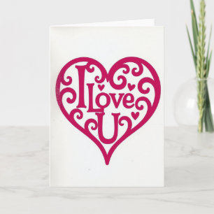Tarjeta Romántica Te Amo