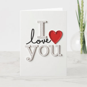 Tarjeta Romántica Te Amo Corazón
