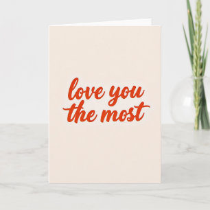 Tarjeta Romántica Te Amo Más