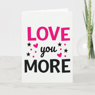 Tarjeta Romántica Te Amo Más