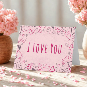Tarjeta Romántico Te Amo Día de San Valentín