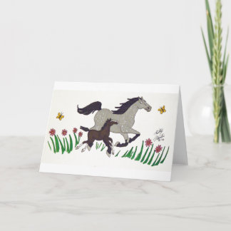 Tarjeta Romp en primavera (gris)